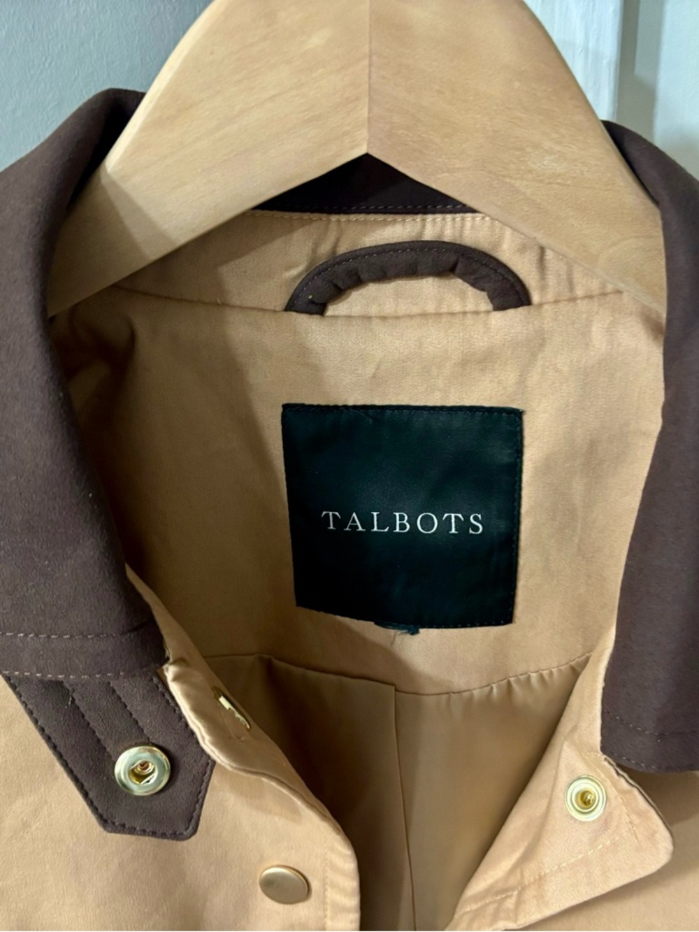 Talbots Coated Cotton Barn Jacket - Picture 6 of 8